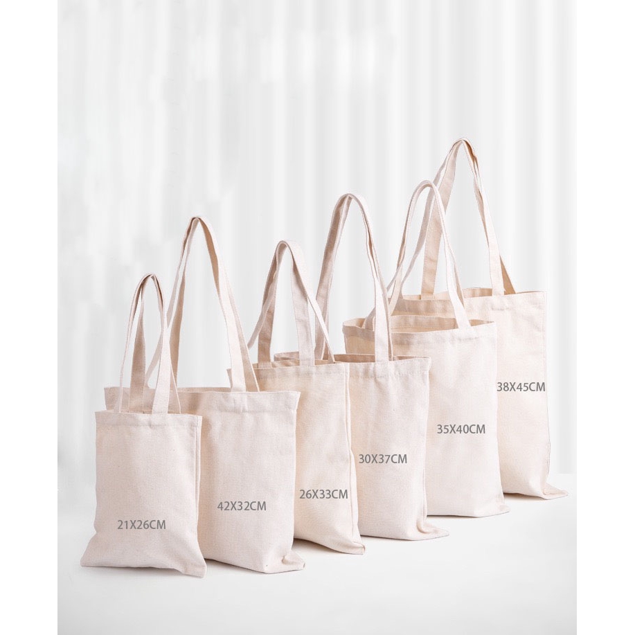 large plain canvas tote bags