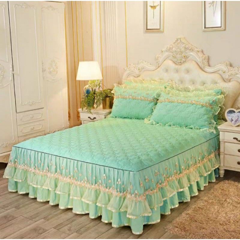 Cadar Pengantin Cadar Kawen Cadar Bertunang Cadar Kawin Cadar 3 in 1 Cadar Cotton Cadar Kawin Murah Cadar Bajet