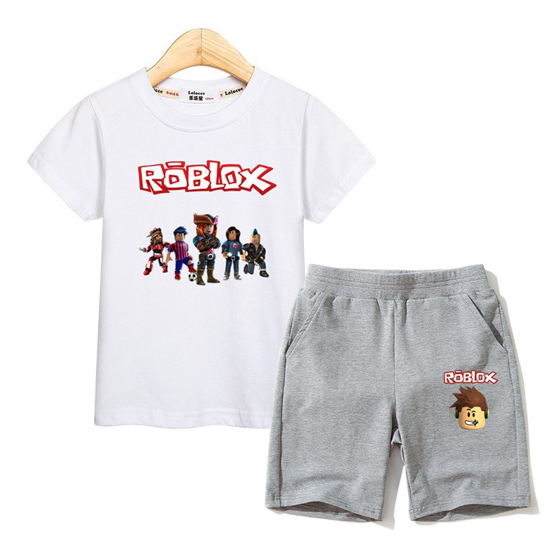 Clothes Girl Top Pant Set Boy Kids Roblox Costume Suit 2pc Fashion Shopee Malaysia - anti tux roblox