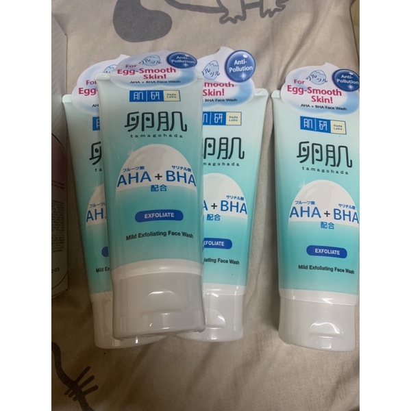 Hada Labo AHA +BHA Exfoliate face wash 130g | Shopee Malaysia