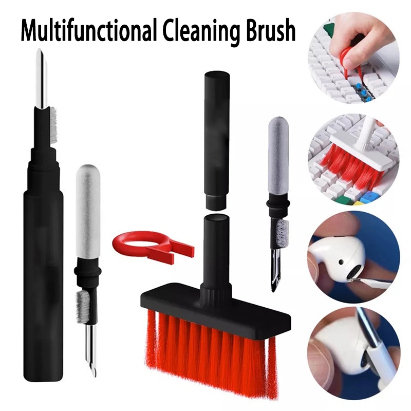 5 in 1 Multifunctional Keyboard Cleaning Brush Kit Mechanical Keyboard