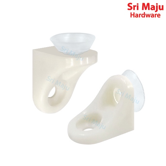 MAJU SP05P Rubber Suction Cup Glass Shelf Support Stud Pin Peg