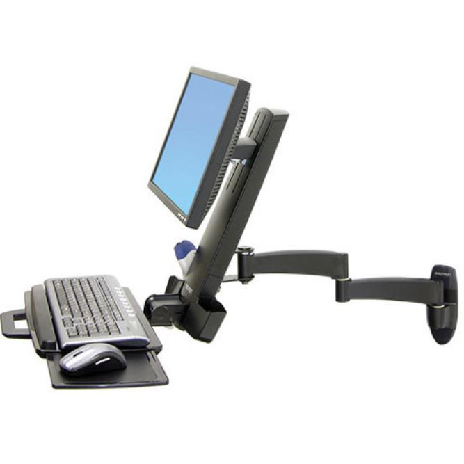 Ergotron 200 Series Combo Arm (black) Keyboard & Monitor Mount (45230