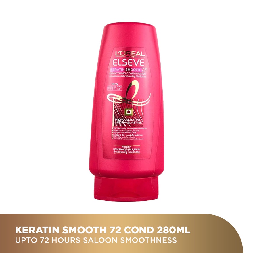 Elseve Keratin Smooth72 Conditioner 280ml Shopee Malaysia