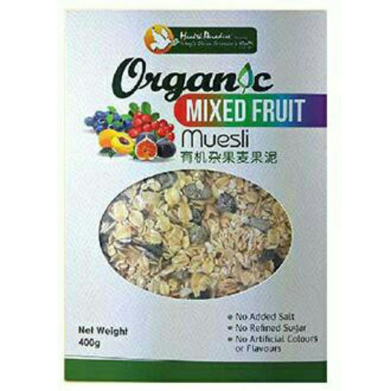 HEALTH PARADISE Organic Mixed Fruit Muesli (400g) Shopee Malaysia
