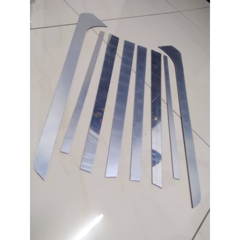 🔳8ps Door pillar chrome iswara➡️saga➡️lmst  Shopee Malaysia