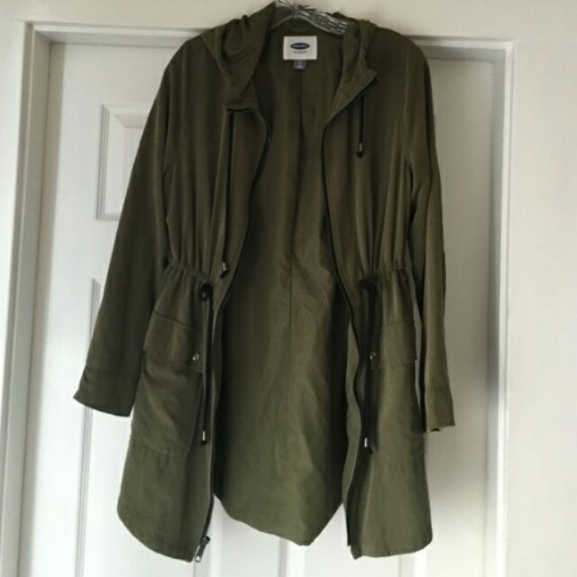 olive green anorak jacket