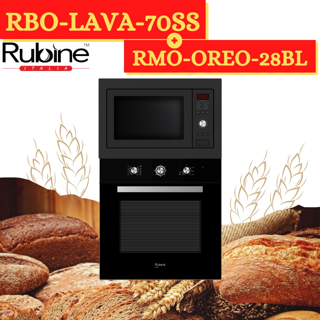 [FREE SHIPPING] Rubine Builtin Oven RBOLAVA70SS 70 litres Shopee