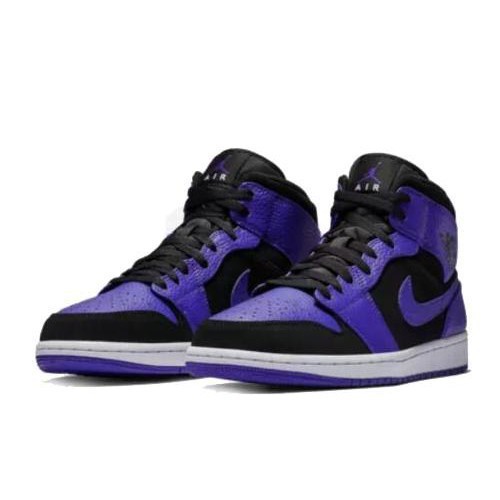 air jordan 1 mid purple black