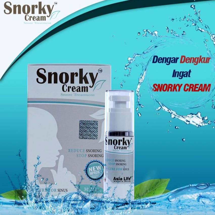 SNORKY CREAM - ATASI DENGKUR  Shopee Malaysia