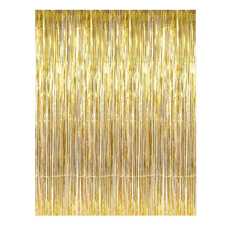 Mylar Foil Fringe Curtains For Party Photo Backdrop Wedding Decor