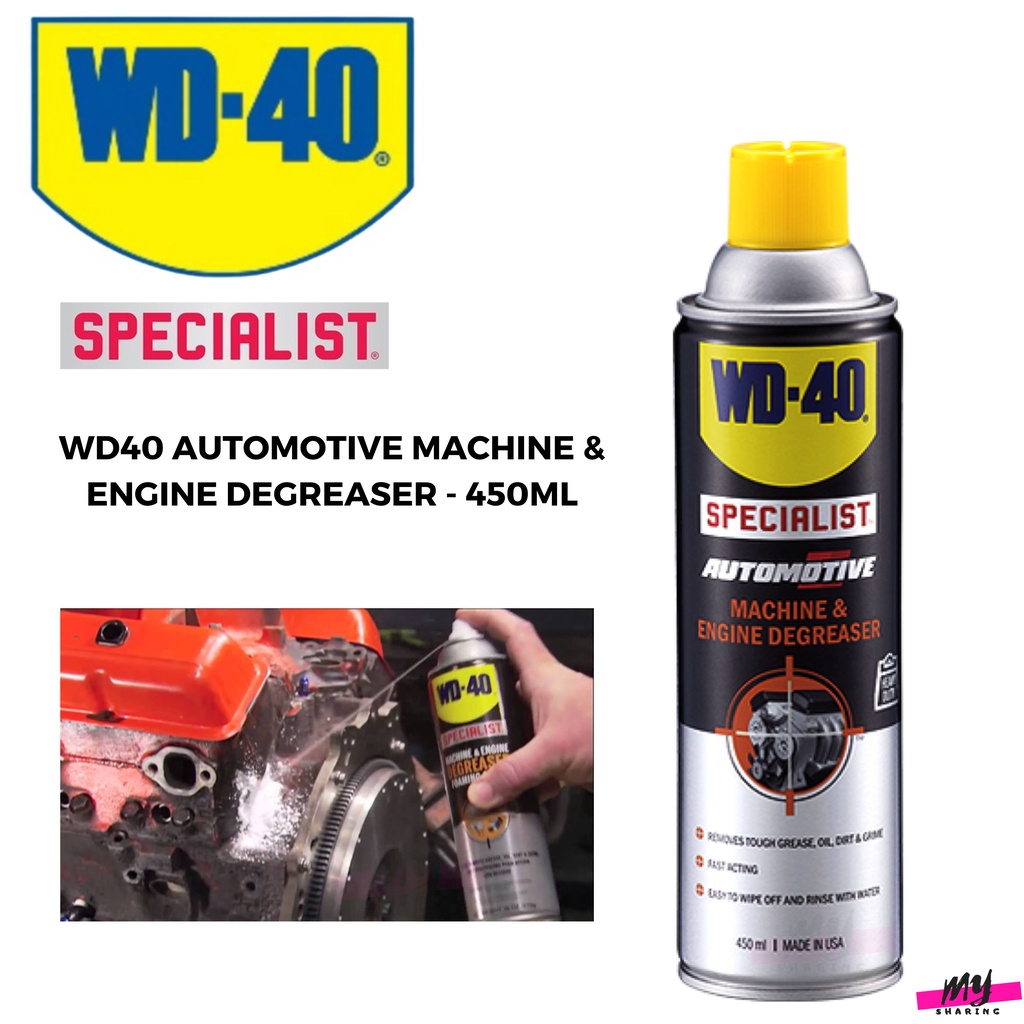 WD40 AUTOMOTIVE Machine & Engine Degreaser 450ml Shopee Malaysia
