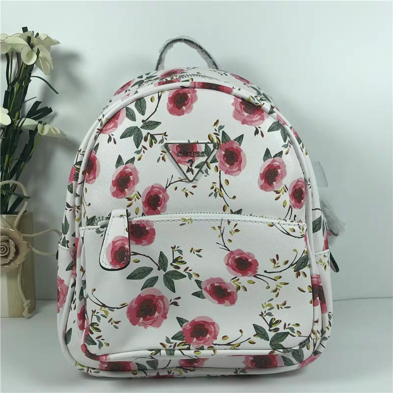 guess flower backpack