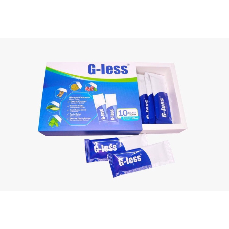 G LESS sachet form (ready stock) Shopee Malaysia