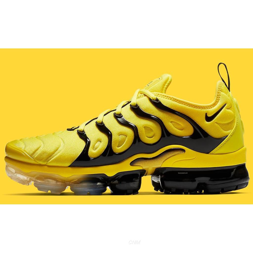 black yellow nike tn
