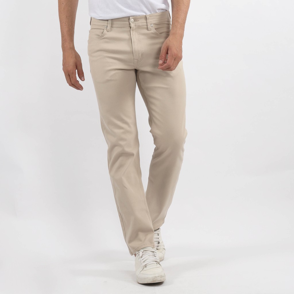cream slim fit chinos