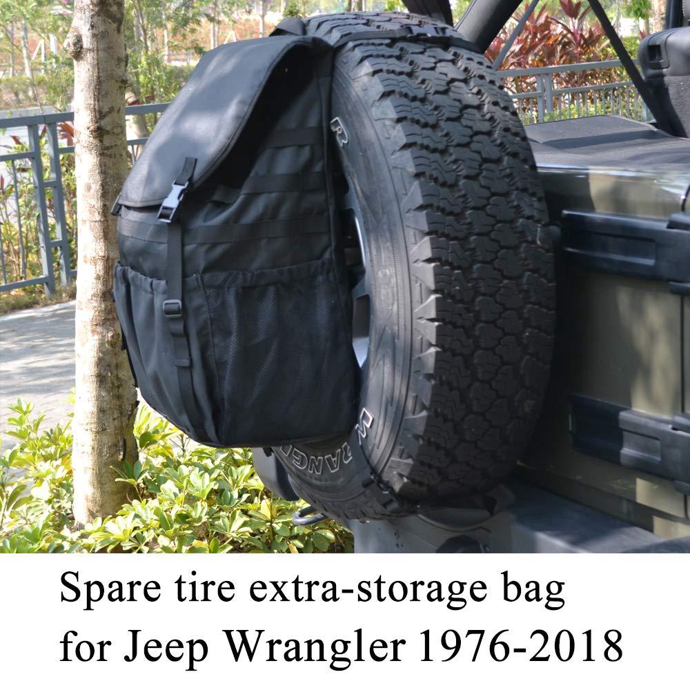 jeep wrangler spare tire trash bag