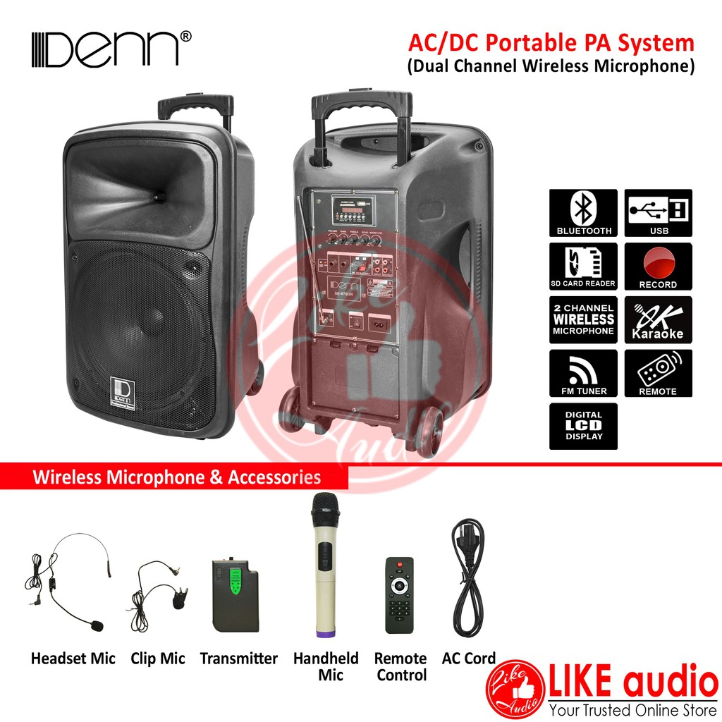 denn portable speaker