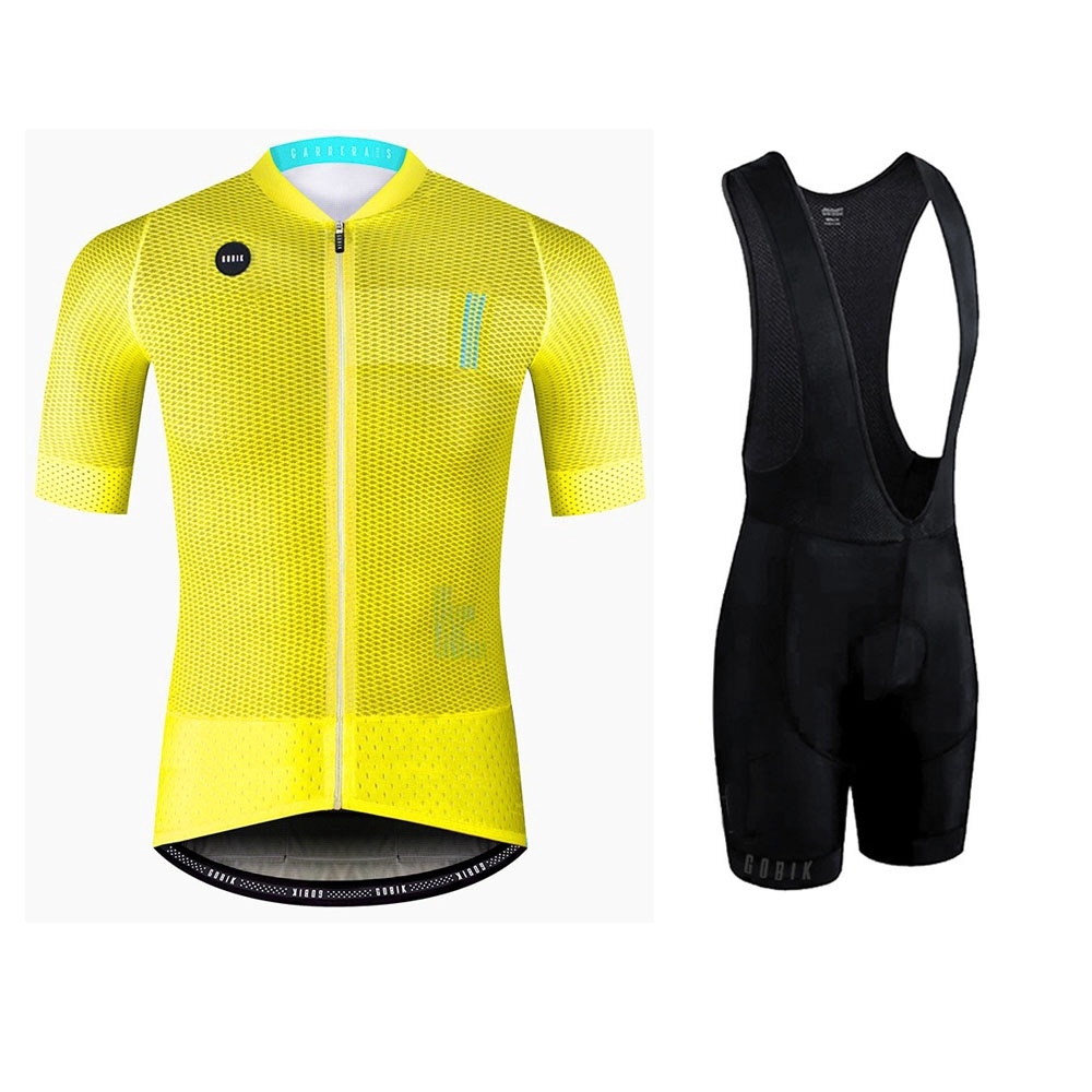 New Summer Men GOBIK TEAM Breathable Short Sleeve Cycling Jersey Set ...
