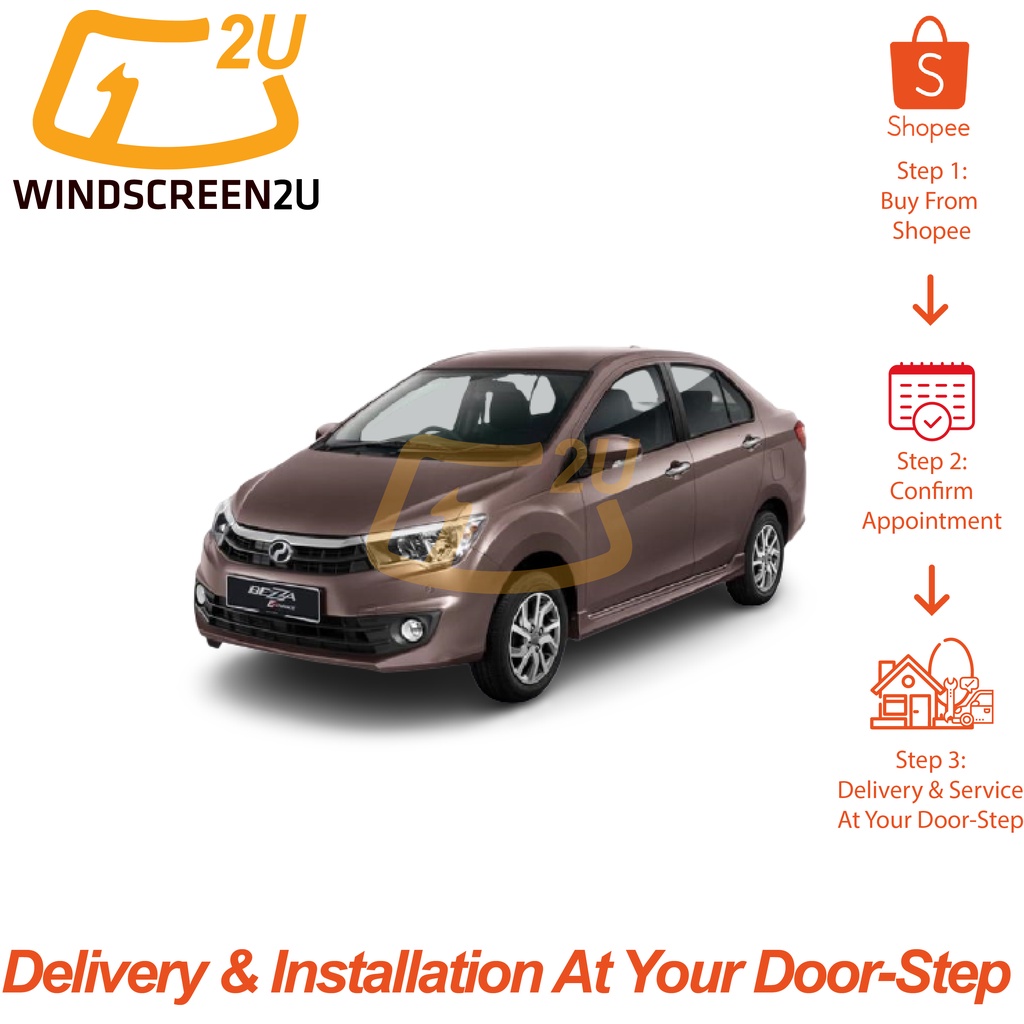 Cermin Kereta Car Windscreen Perodua Bezza 2017 With Installation Door To Door Service Lifetime Warranty Shopee Malaysia