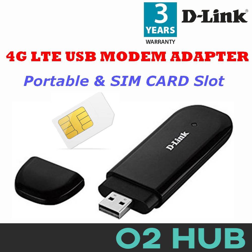 DLink DWM222 4G LTE USB Adapter Direct Mobile SIM Card for Laptop/PC Desktop Shopee Malaysia