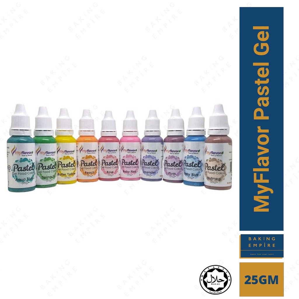 Myflavor PASTEL GEL FOOD COLOURING 0.88oz (25G) Shopee Malaysia
