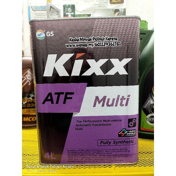 Kixx ATF Multi Fully Synthetic (4L) | Shopee Malaysia