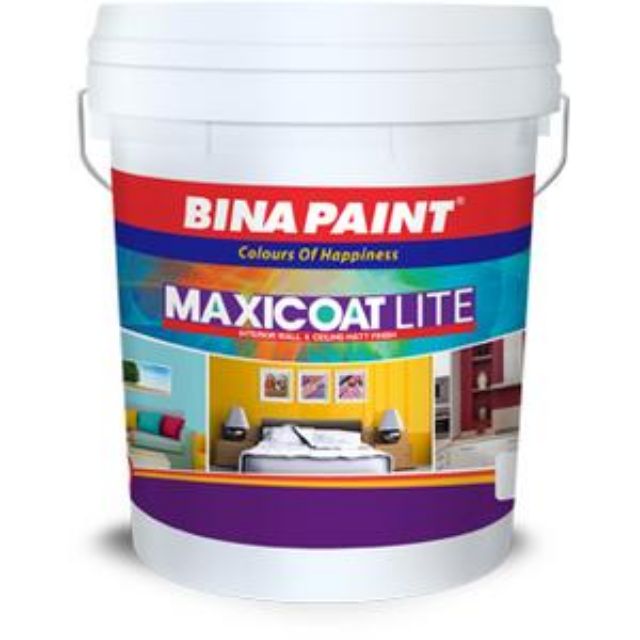 7 Liter Bina Paint Maxicoat Lite Interior Wall Ceiling Emulsion Paint