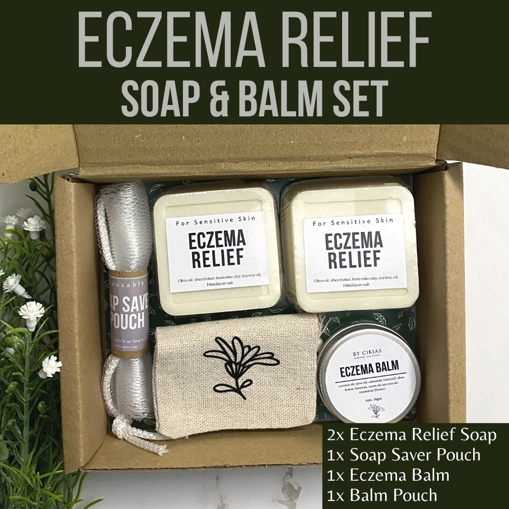 [Balm & Soap Set] Eczema Relief Soap and Eczema Balm with Calendula [by