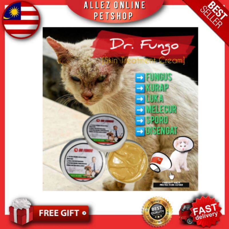 Buy Krim Kurap Kucing 20gram + FREEGIFT 🎁(Fungus, Kurap, Sporo 