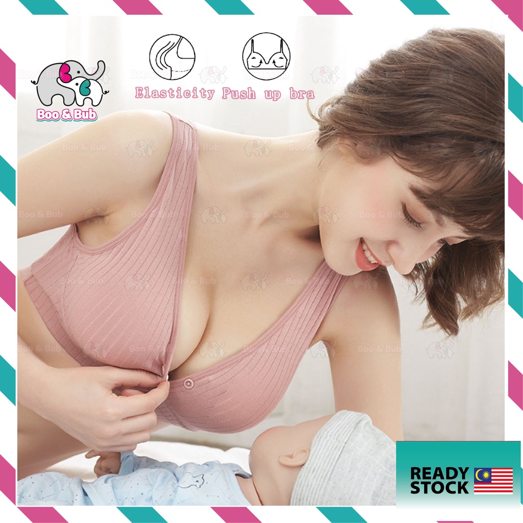 🐘Boo&Bub🐘 Nursing Bra  Cotton BreastFeeding Pregnant Women