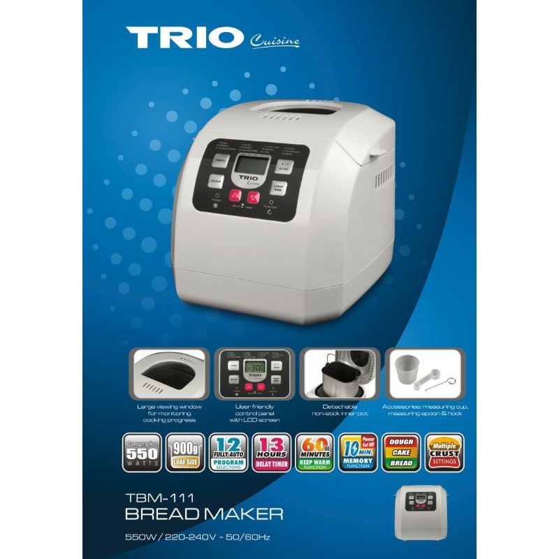 Trio Bread Maker TBM-111