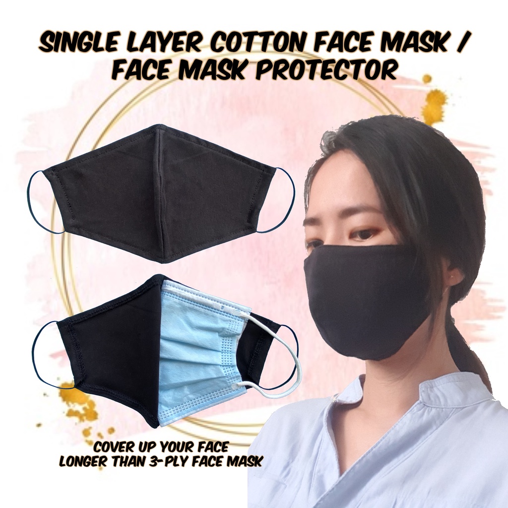 Single Layer Handmade Washable Adult Cotton Face Mask Thin Face Mask Topeng Muka Kain Dewasa Satu Lapis 可水洗布口罩 纯棉布口罩单层 Shopee Malaysia