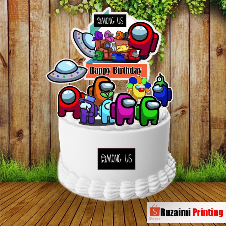Among Us Cake Topper 001 | Shopee Malaysia
