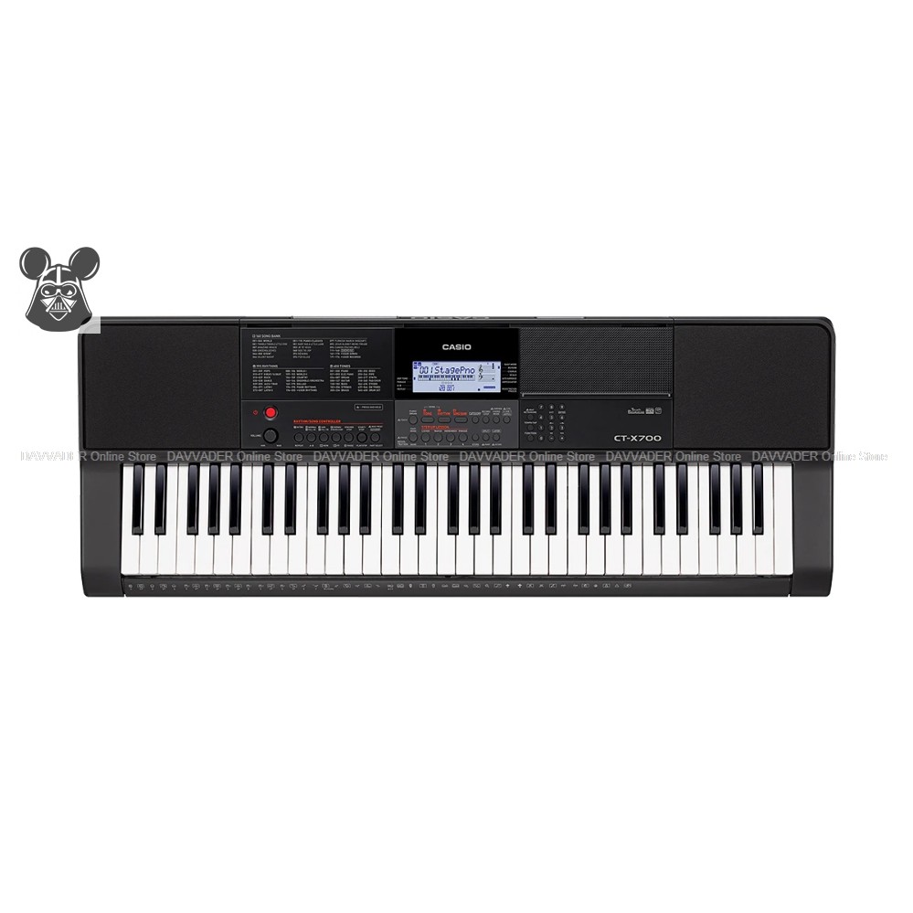 CASIO CTX700 Portable Standard Keyboard Touch Response MIDI Recorder