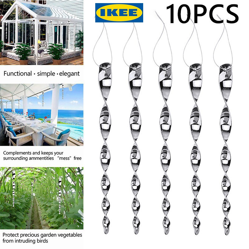 10pcs bird Repellent Model Hanging Spiral Shape For Terrace/Garden Bird