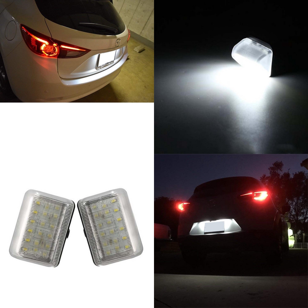 mazda 6 number plate light