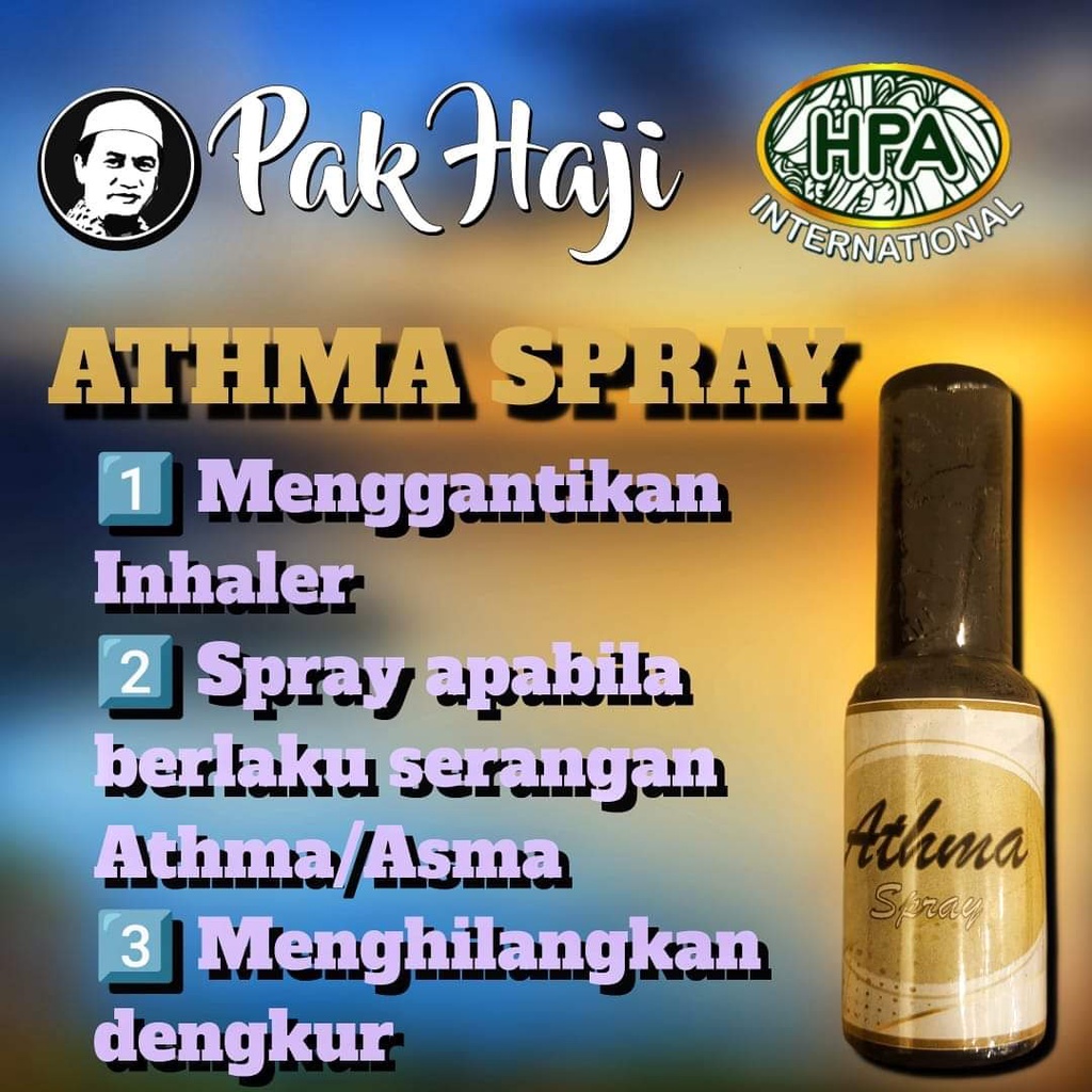 ATHMA SPRAY HPA INTERNATIONAL 30 ML ( UNTUK RAWATAN ASTHMA) | Shopee ...