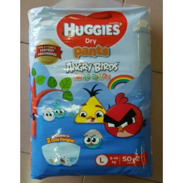 huggies dry pants angry birds