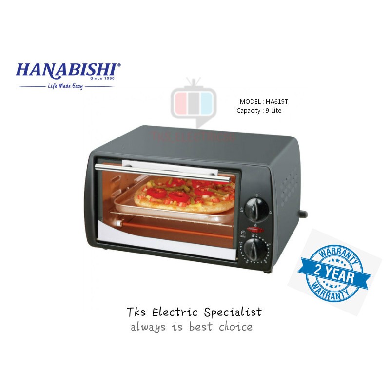 HANABISHI Oven Toaster HA619T Shopee Malaysia