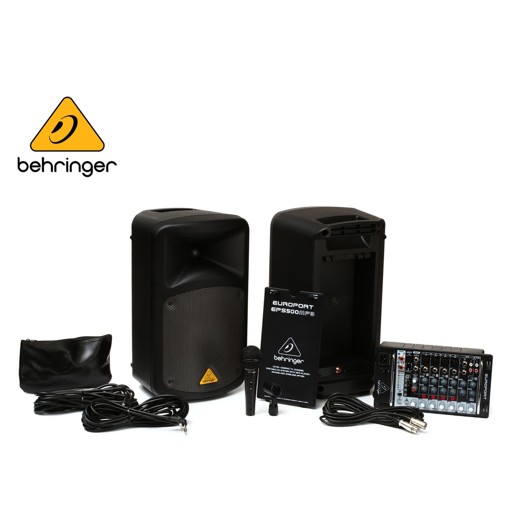 behringer eps 500 mp3 portable pa system