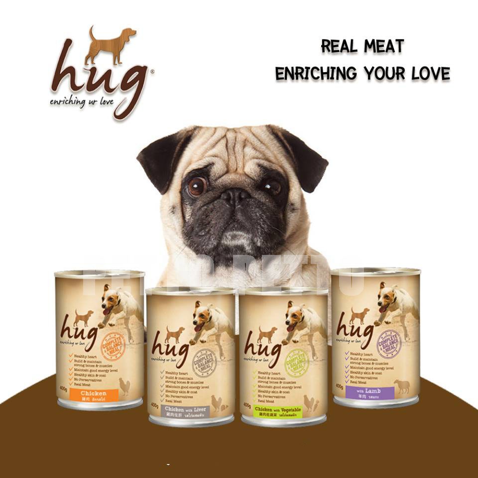 HUG Dog Canned Food 400gm (7 Flavors) Shopee Malaysia