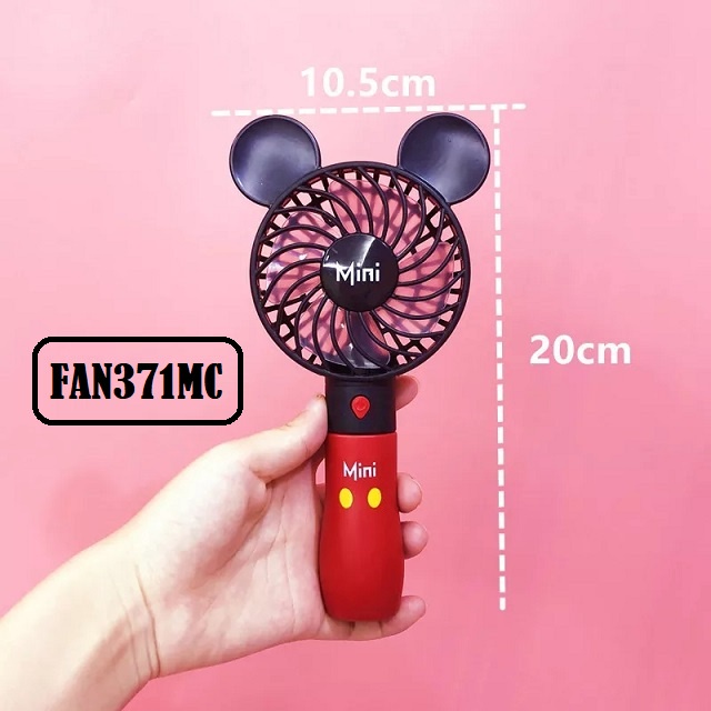 [ READY STOCK ]  Korea Lovely Mickey Minnie Summer Cool Mini Hand Fan Usb Rechargeable Cable Hand Kipas Jualan Murah Toy