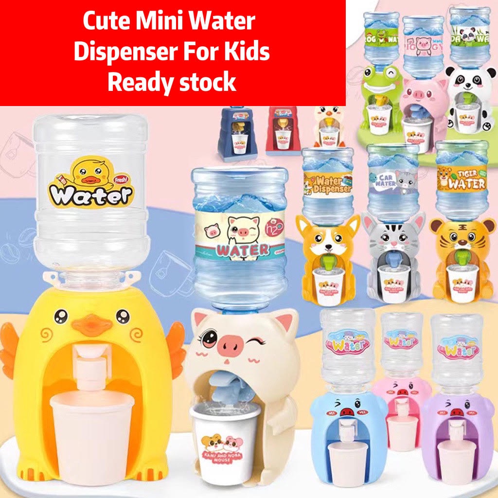 Mini Water Dispenser|Mini Water Dispenser Realistic Water Drinking Fountain Toy Simulation Cartoon Children Play House