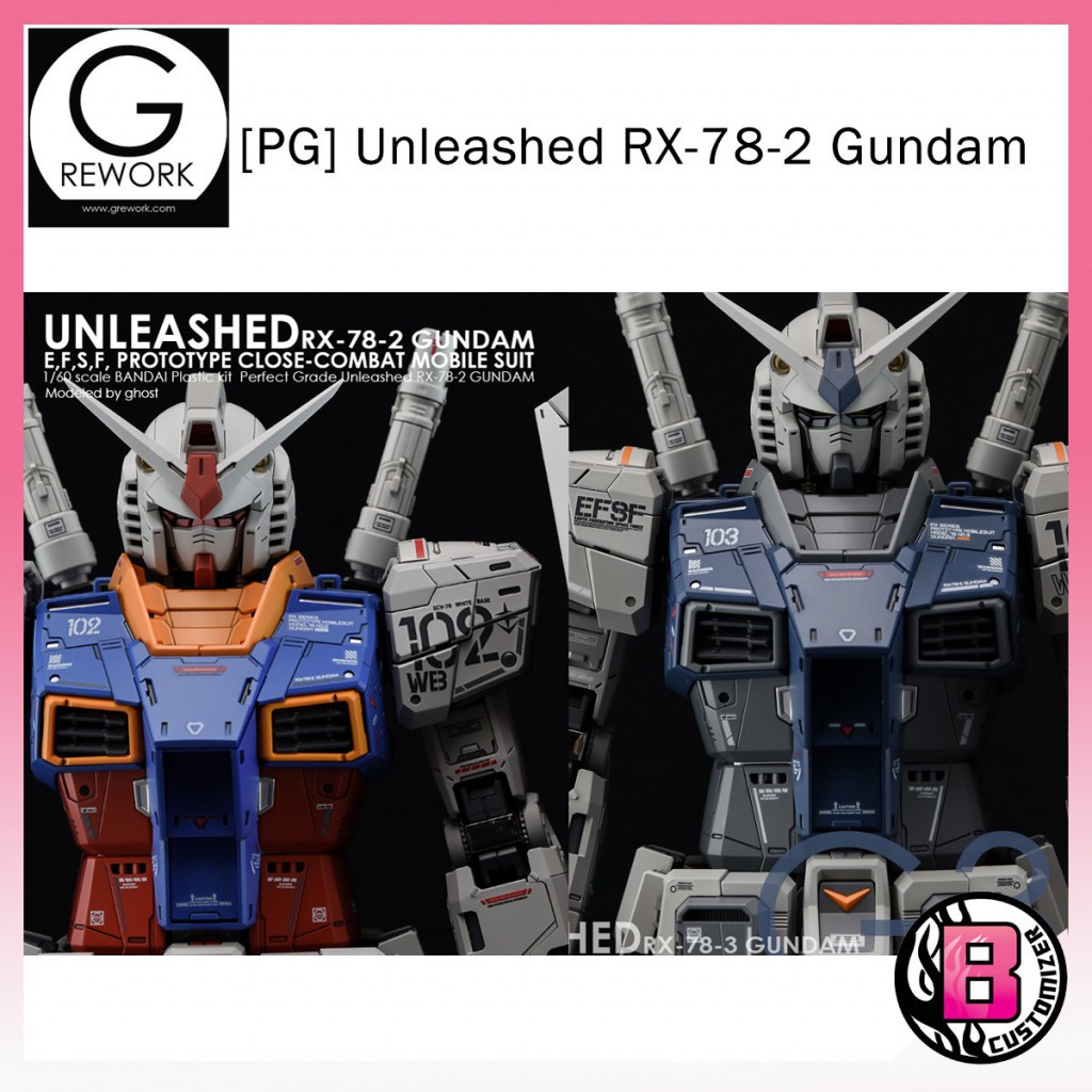 G Rework Pg Unleashed Rx 78 2 Gundam G3 Custom Decal Shopee Malaysia