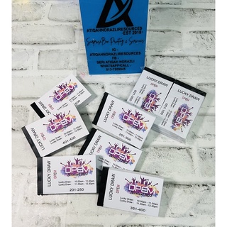 KUPON @ TIKET @ LUCKY DRAW | Shopee Malaysia