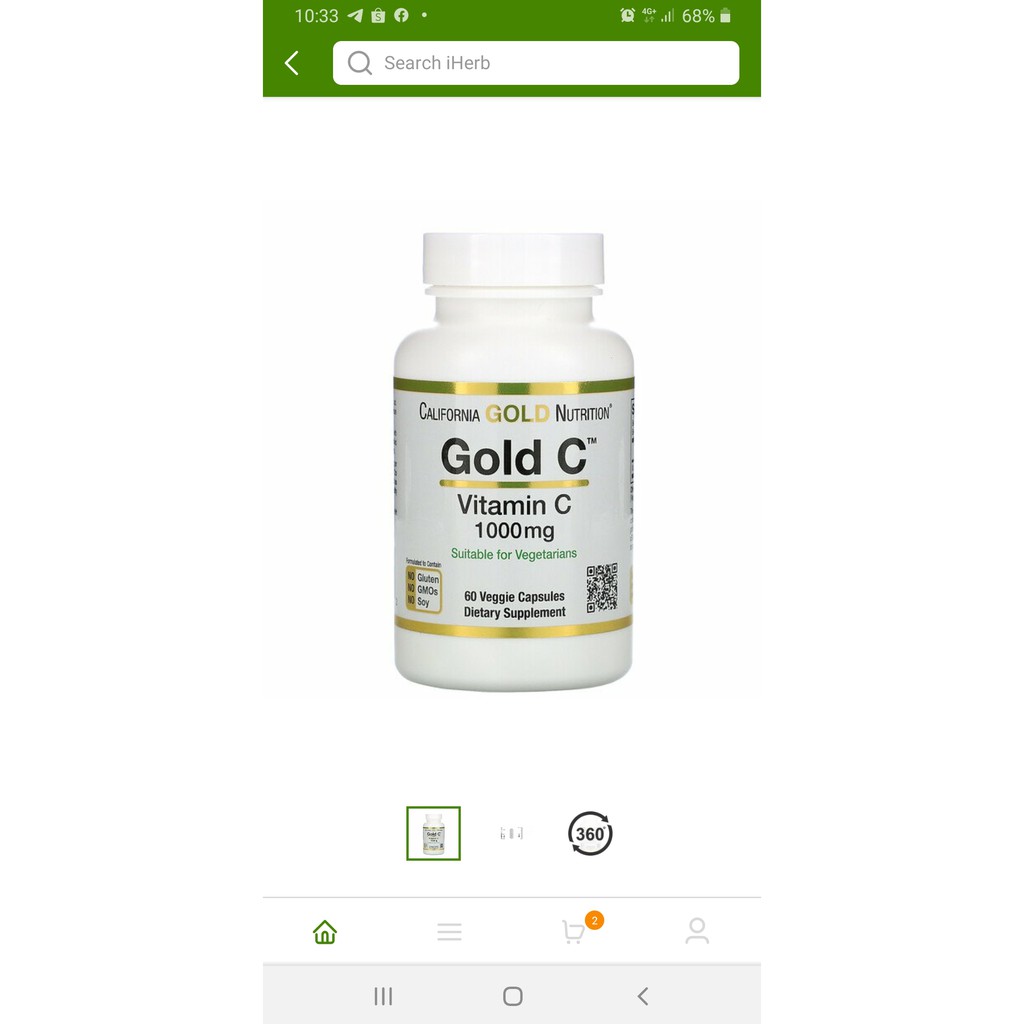 California Gold C Vitamin C 1000mg