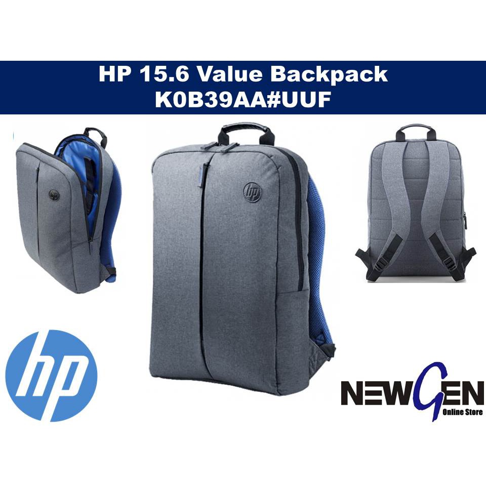 HP 15.6 Value Backpack - K0B39AA#UUF | Shopee Malaysia
