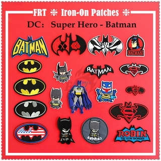 ✿ DC：Superhero - Batman Iron-on Patch ✿ 1Pc Diy Embroidery Patch Iron on Sew on Badges Patches