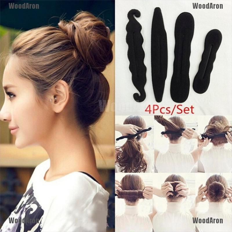 Aron 4pcs Set Hairstyle Twist Maker Tool Dount Twist Hair